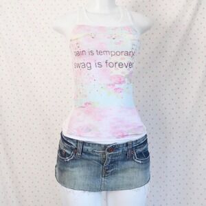 pain is temporary swag is forever tank